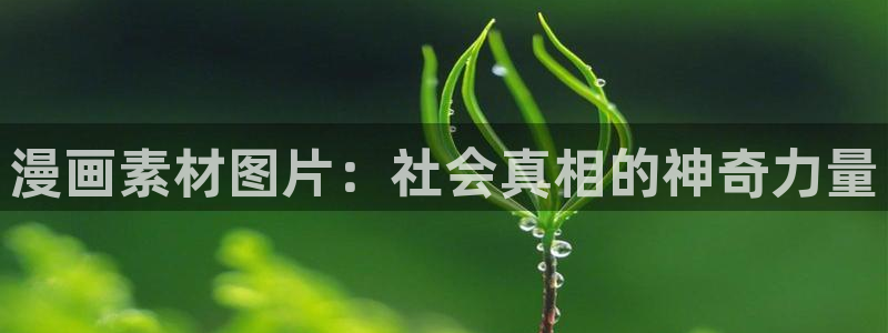 韩国汗汗漫画免费：漫画素材图片：社会真相的神奇力量