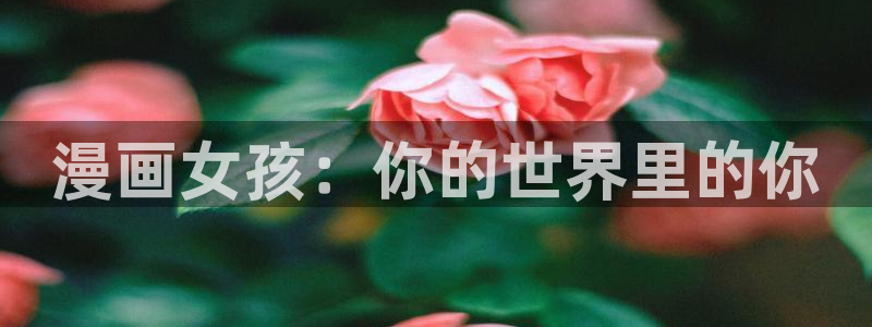 歪歪汗汗漫画：漫画女孩：你的世界里的你